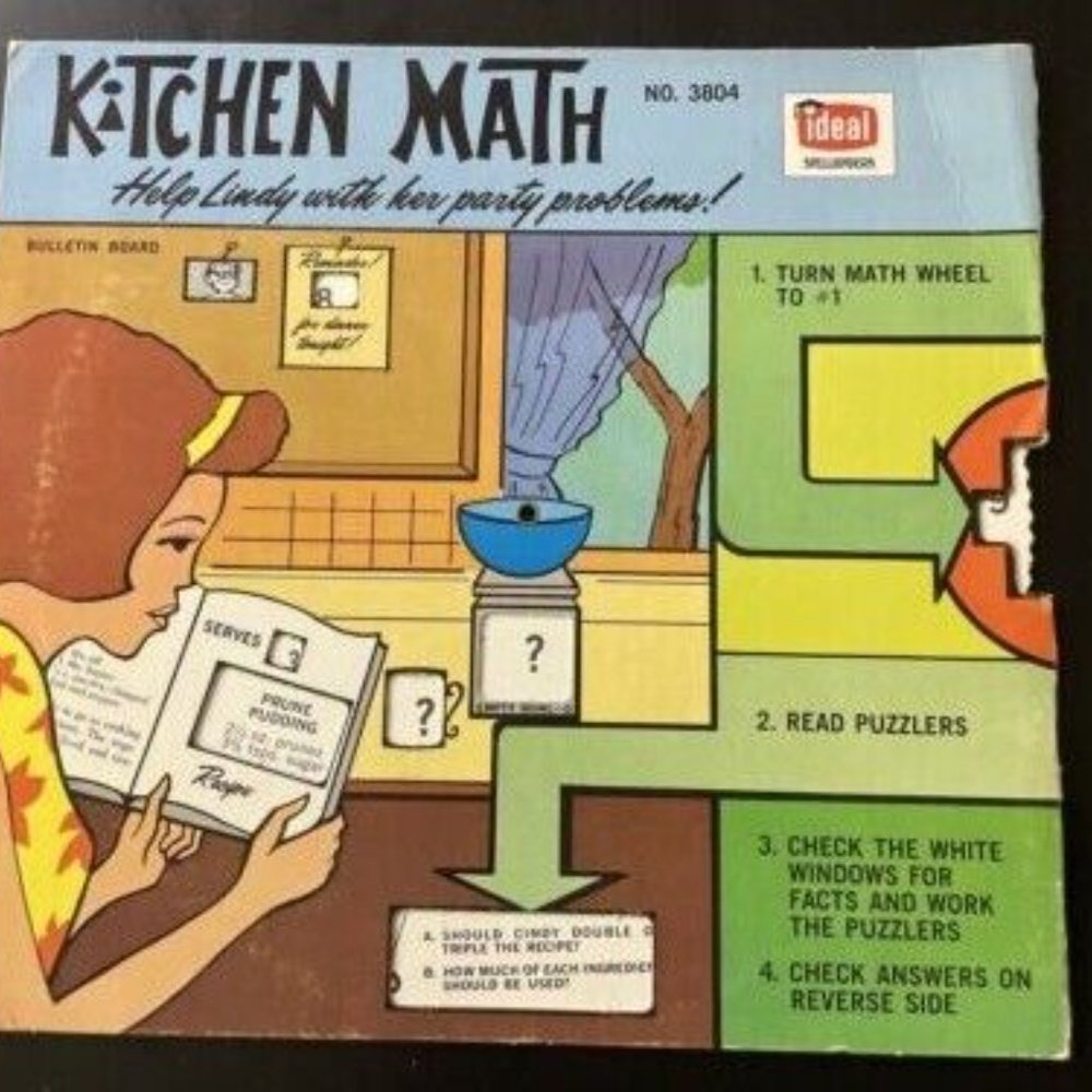 Auto Math AND Kitchen Math - Ideal Spellbinders 1972 - Picture 7 of 8